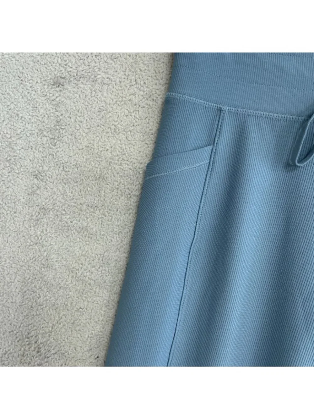 NWT 32 Degrees Cool Women's S Active Flare Yoga Pants Blue With Pockets J1916
